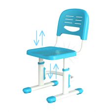 Детский комплект мебели парта+стул Sundays C302-B голубой